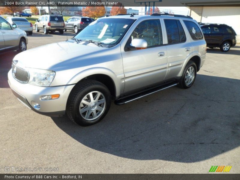 Platinum Metallic / Medium Pewter 2004 Buick Rainier CXL AWD