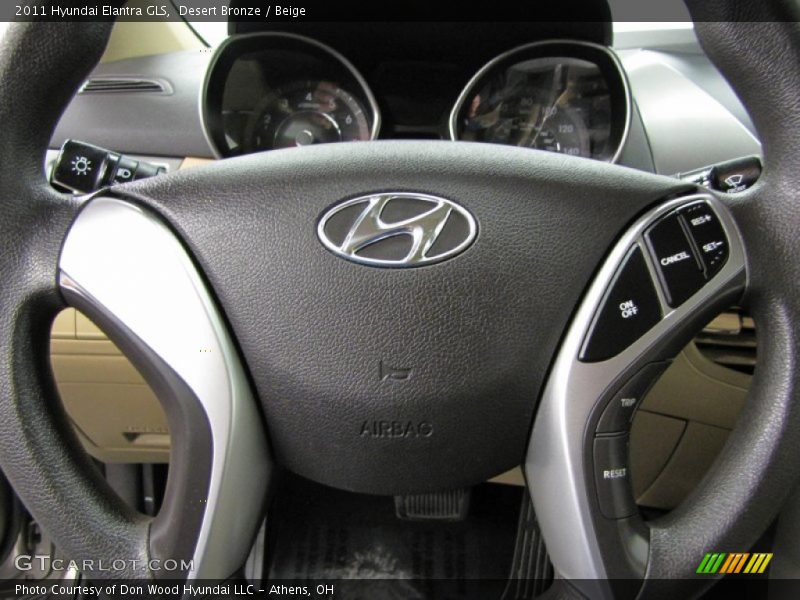 Desert Bronze / Beige 2011 Hyundai Elantra GLS