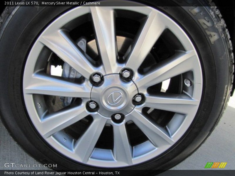 Mercury Silver Metallic / Cashmere 2011 Lexus LX 570