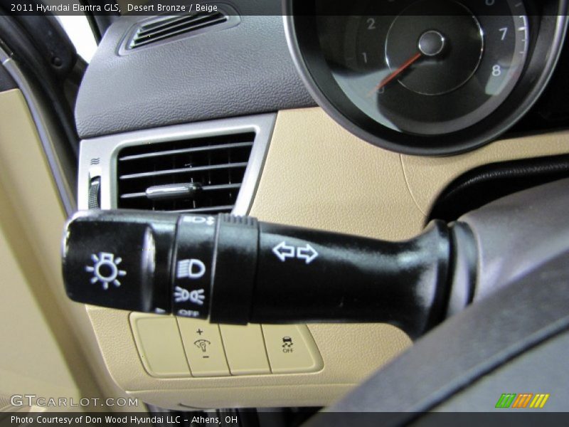 Desert Bronze / Beige 2011 Hyundai Elantra GLS