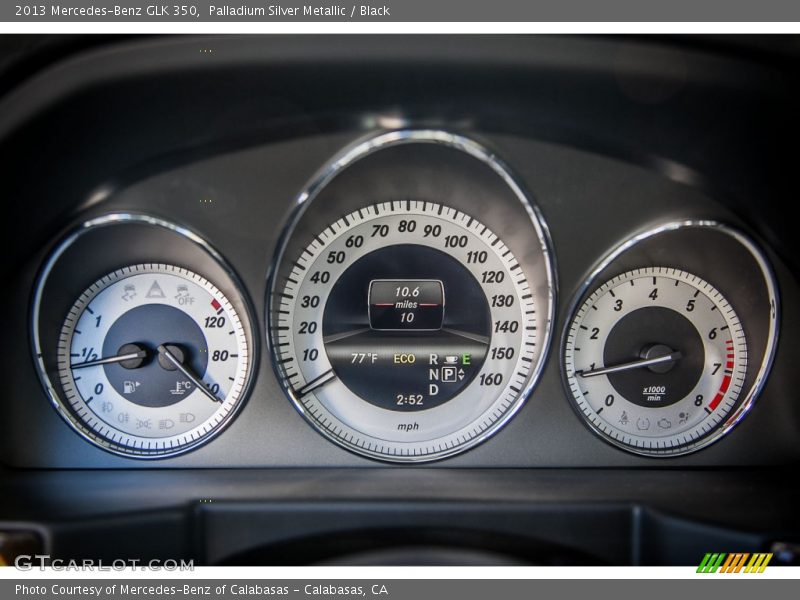 Palladium Silver Metallic / Black 2013 Mercedes-Benz GLK 350