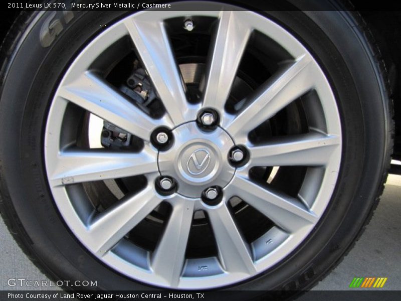 Mercury Silver Metallic / Cashmere 2011 Lexus LX 570