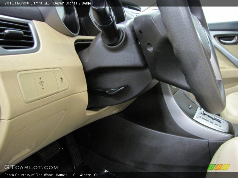 Desert Bronze / Beige 2011 Hyundai Elantra GLS