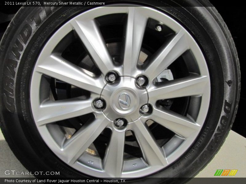 Mercury Silver Metallic / Cashmere 2011 Lexus LX 570