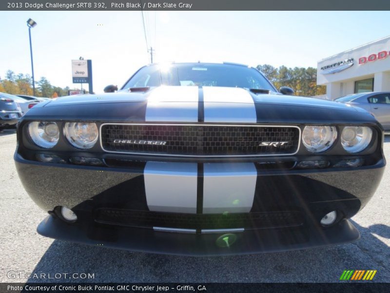 Pitch Black / Dark Slate Gray 2013 Dodge Challenger SRT8 392