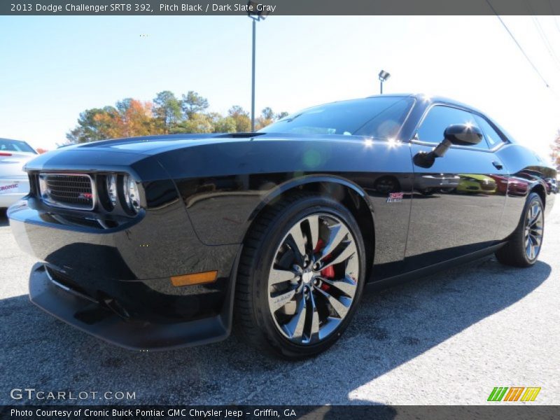 Pitch Black / Dark Slate Gray 2013 Dodge Challenger SRT8 392