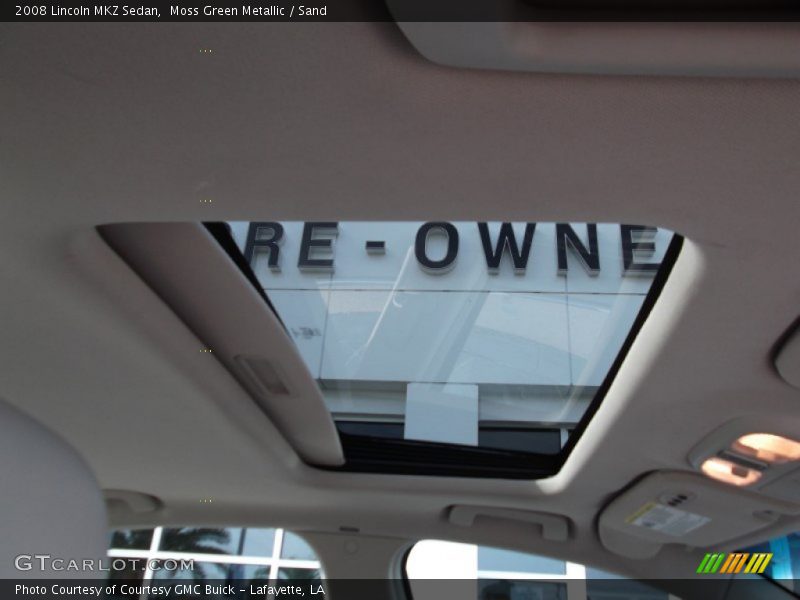 Moss Green Metallic / Sand 2008 Lincoln MKZ Sedan