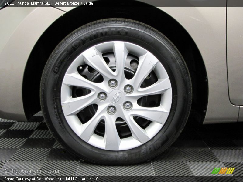 Desert Bronze / Beige 2011 Hyundai Elantra GLS