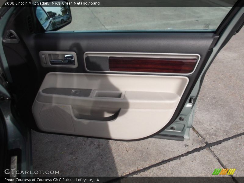 Moss Green Metallic / Sand 2008 Lincoln MKZ Sedan