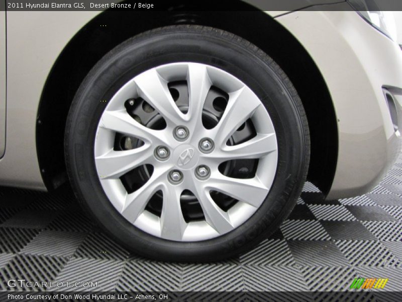 Desert Bronze / Beige 2011 Hyundai Elantra GLS