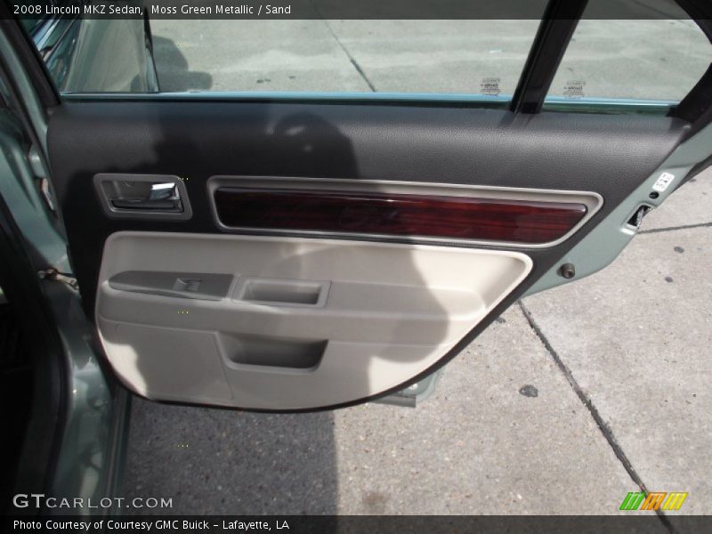 Moss Green Metallic / Sand 2008 Lincoln MKZ Sedan