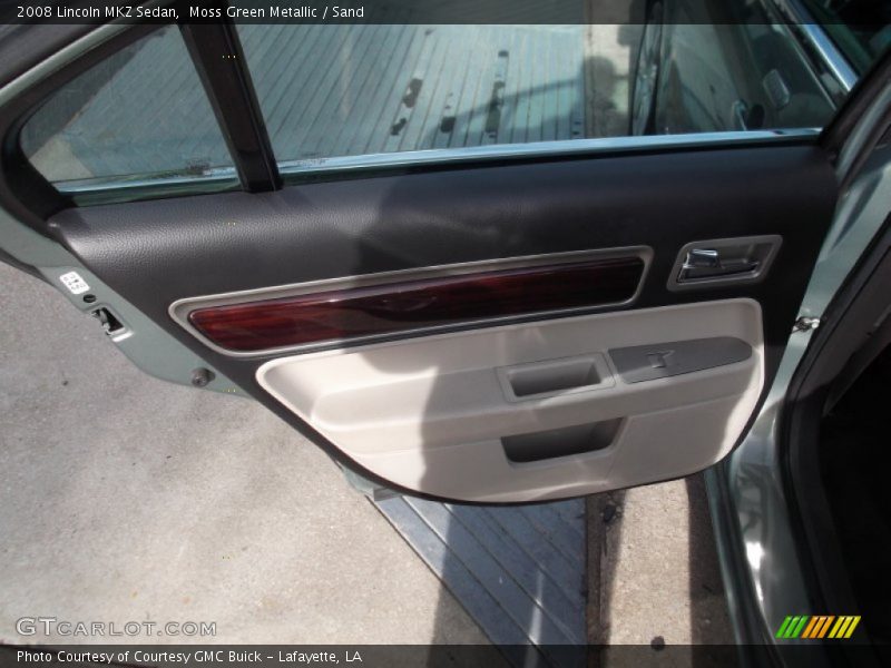 Moss Green Metallic / Sand 2008 Lincoln MKZ Sedan