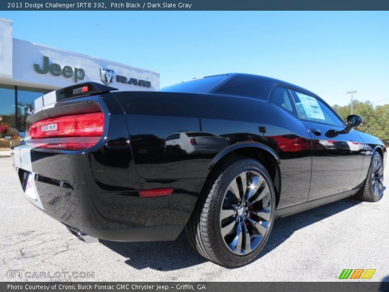 Pitch Black / Dark Slate Gray 2013 Dodge Challenger SRT8 392