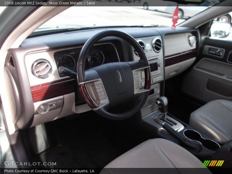 Moss Green Metallic / Sand 2008 Lincoln MKZ Sedan