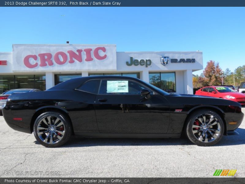 Pitch Black / Dark Slate Gray 2013 Dodge Challenger SRT8 392