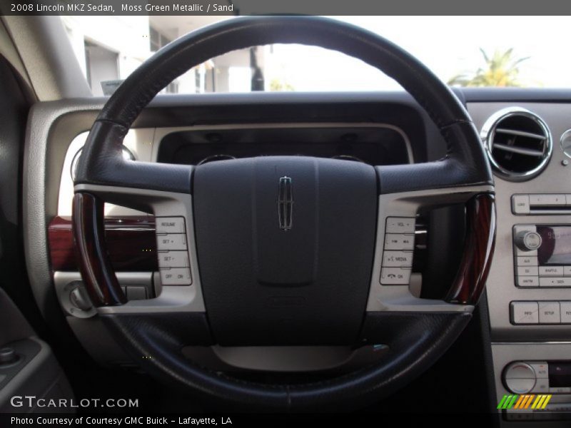 Moss Green Metallic / Sand 2008 Lincoln MKZ Sedan