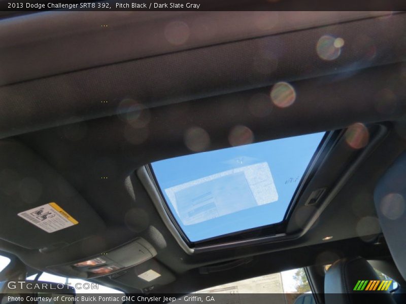 Pitch Black / Dark Slate Gray 2013 Dodge Challenger SRT8 392