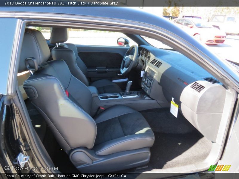 Pitch Black / Dark Slate Gray 2013 Dodge Challenger SRT8 392