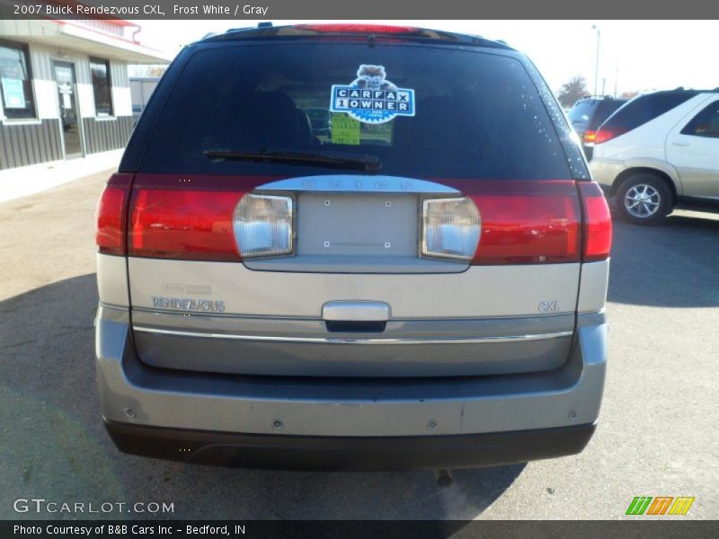 Frost White / Gray 2007 Buick Rendezvous CXL