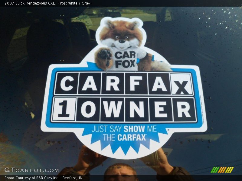 Frost White / Gray 2007 Buick Rendezvous CXL
