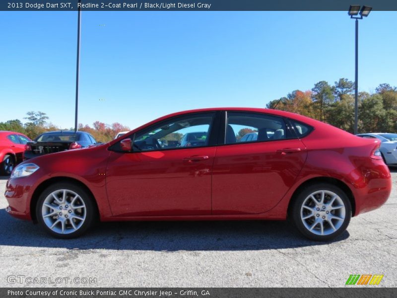 Redline 2-Coat Pearl / Black/Light Diesel Gray 2013 Dodge Dart SXT