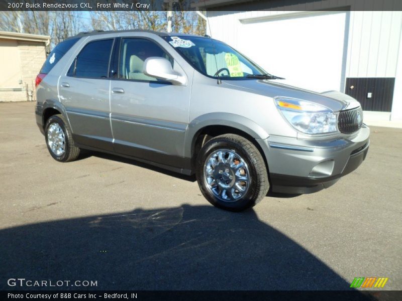 Frost White / Gray 2007 Buick Rendezvous CXL
