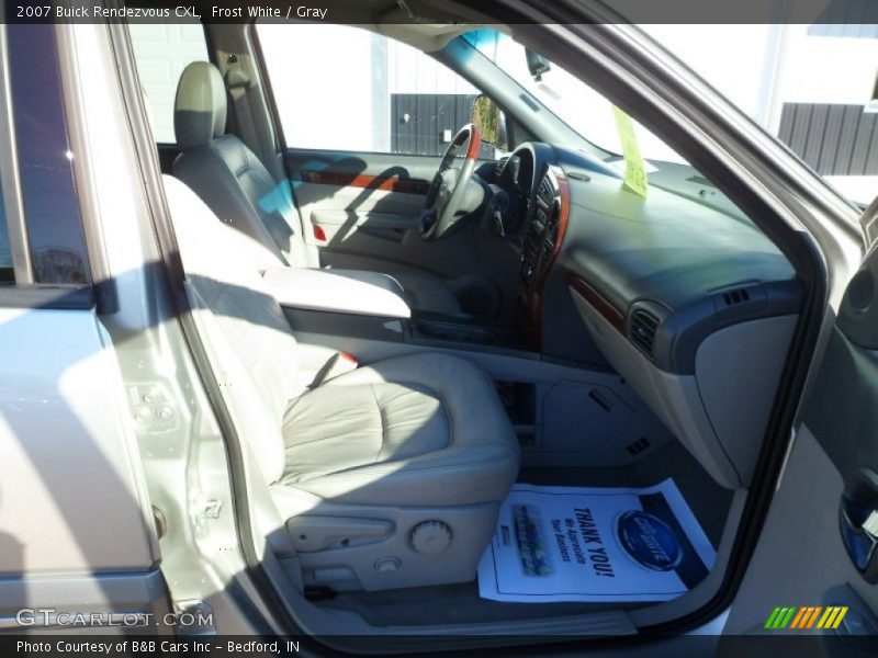 Frost White / Gray 2007 Buick Rendezvous CXL