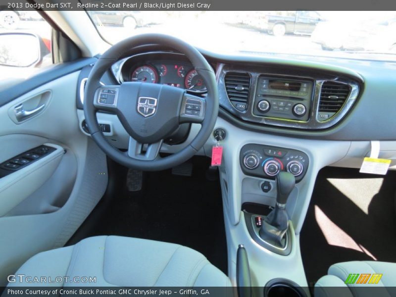 Redline 2-Coat Pearl / Black/Light Diesel Gray 2013 Dodge Dart SXT