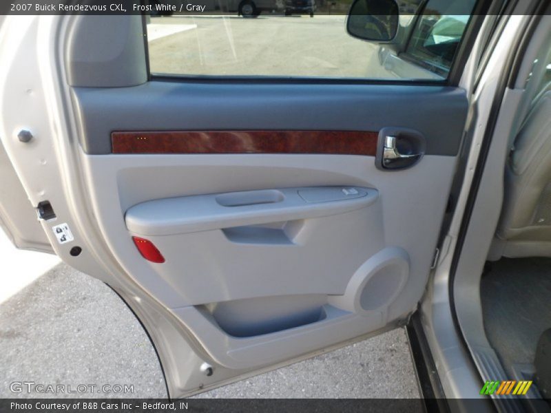 Frost White / Gray 2007 Buick Rendezvous CXL