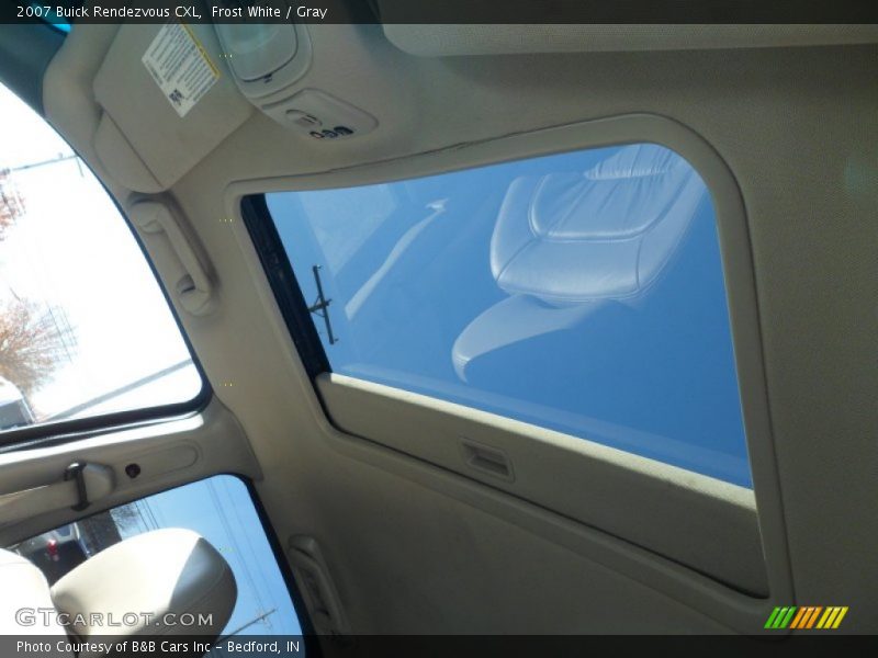 Frost White / Gray 2007 Buick Rendezvous CXL