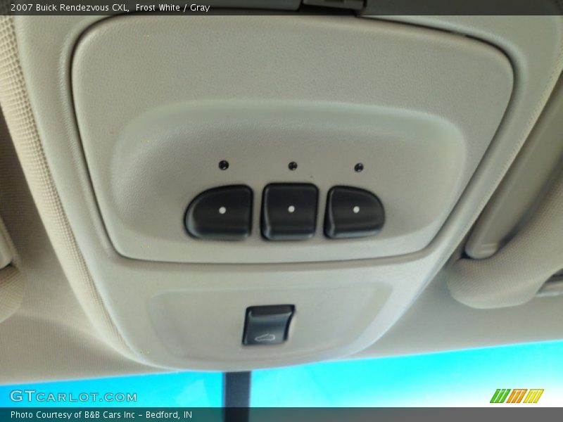 Frost White / Gray 2007 Buick Rendezvous CXL