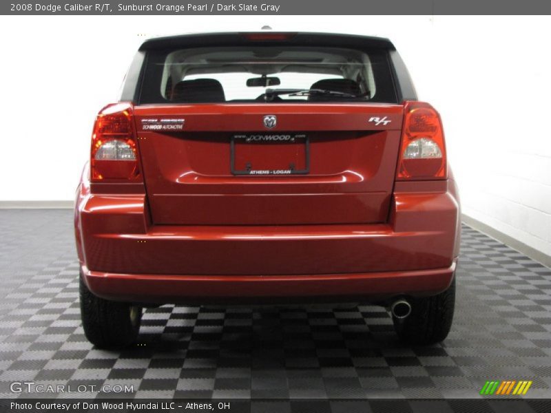 Sunburst Orange Pearl / Dark Slate Gray 2008 Dodge Caliber R/T
