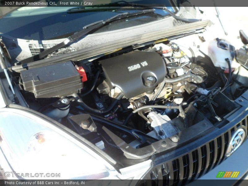 Frost White / Gray 2007 Buick Rendezvous CXL