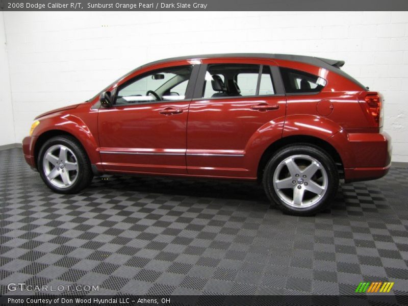 Sunburst Orange Pearl / Dark Slate Gray 2008 Dodge Caliber R/T