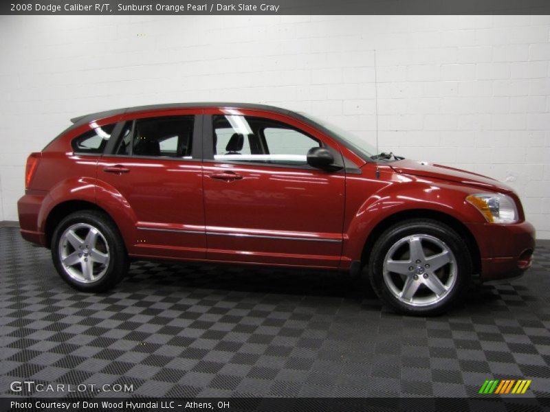 Sunburst Orange Pearl / Dark Slate Gray 2008 Dodge Caliber R/T