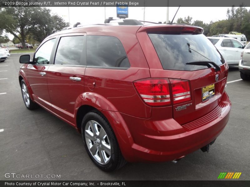 Inferno Red Crystal Pearl / Pastel Pebble Beige 2009 Dodge Journey R/T