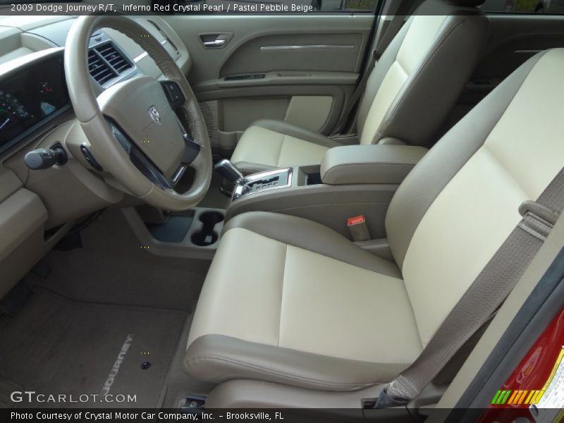 Inferno Red Crystal Pearl / Pastel Pebble Beige 2009 Dodge Journey R/T