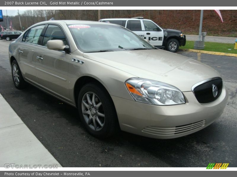 Gold Mist Metallic / Cocoa/Cashmere 2007 Buick Lucerne CXL