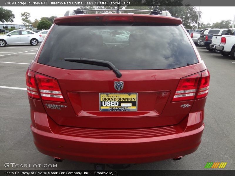 Inferno Red Crystal Pearl / Pastel Pebble Beige 2009 Dodge Journey R/T