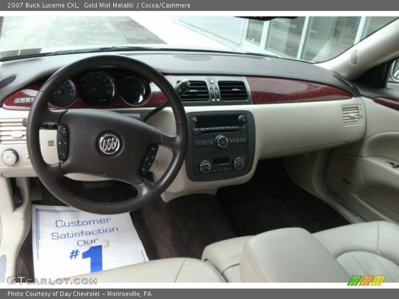 Gold Mist Metallic / Cocoa/Cashmere 2007 Buick Lucerne CXL