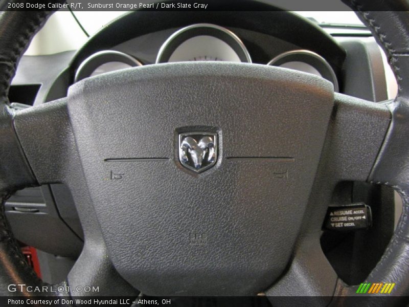 Sunburst Orange Pearl / Dark Slate Gray 2008 Dodge Caliber R/T