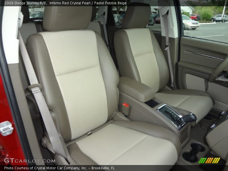 Inferno Red Crystal Pearl / Pastel Pebble Beige 2009 Dodge Journey R/T