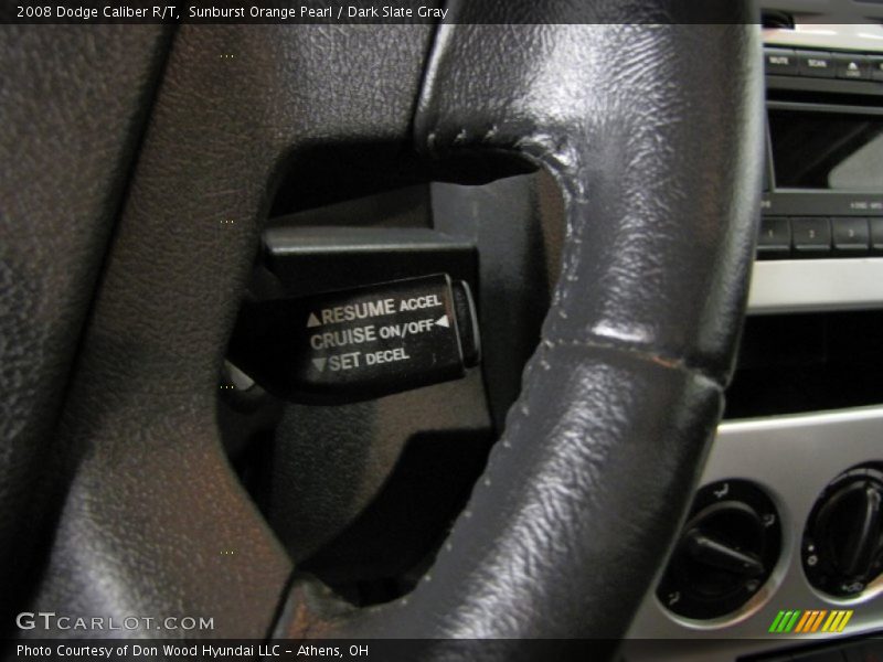Sunburst Orange Pearl / Dark Slate Gray 2008 Dodge Caliber R/T