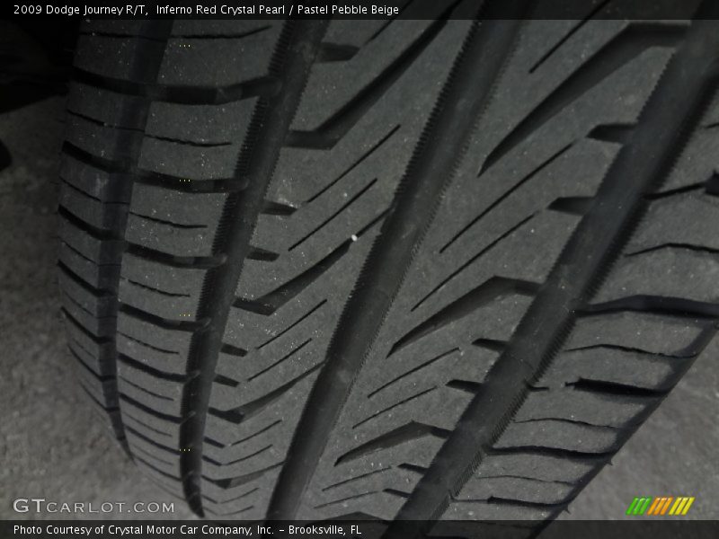 Inferno Red Crystal Pearl / Pastel Pebble Beige 2009 Dodge Journey R/T