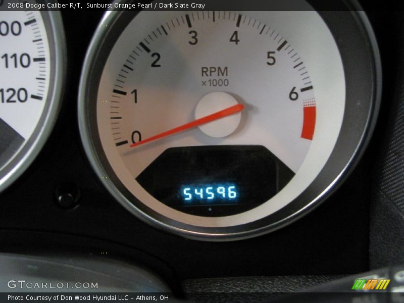 Sunburst Orange Pearl / Dark Slate Gray 2008 Dodge Caliber R/T