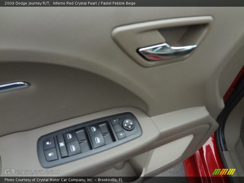 Inferno Red Crystal Pearl / Pastel Pebble Beige 2009 Dodge Journey R/T