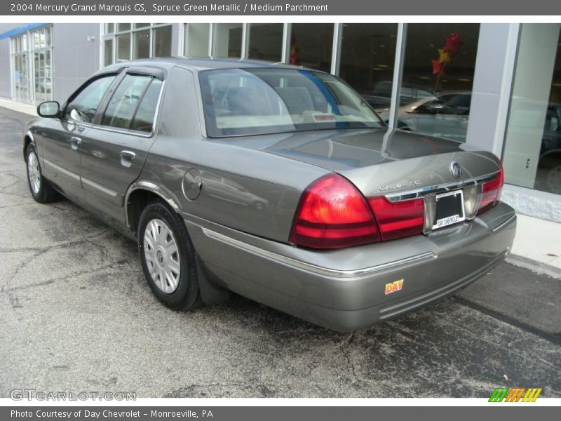 Spruce Green Metallic / Medium Parchment 2004 Mercury Grand Marquis GS