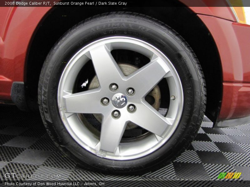 Sunburst Orange Pearl / Dark Slate Gray 2008 Dodge Caliber R/T