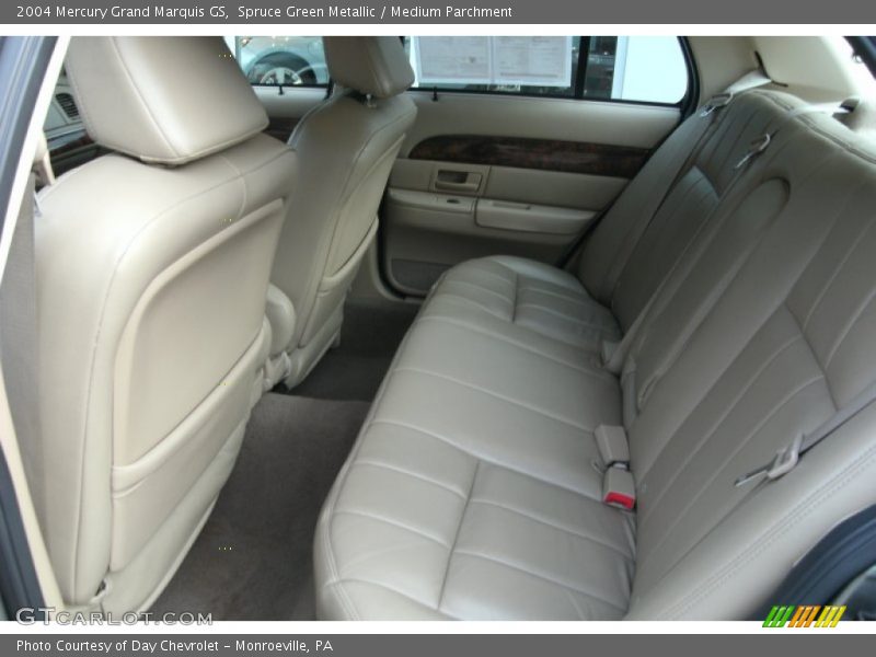 Spruce Green Metallic / Medium Parchment 2004 Mercury Grand Marquis GS