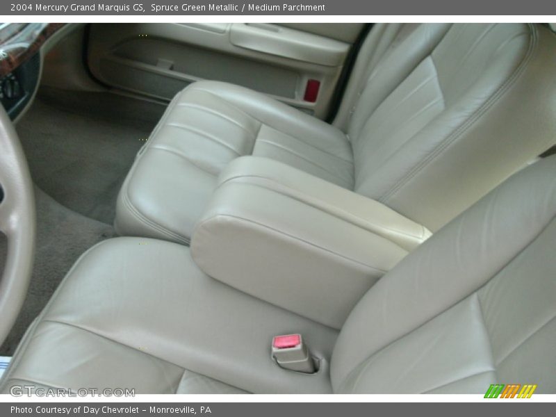 Spruce Green Metallic / Medium Parchment 2004 Mercury Grand Marquis GS